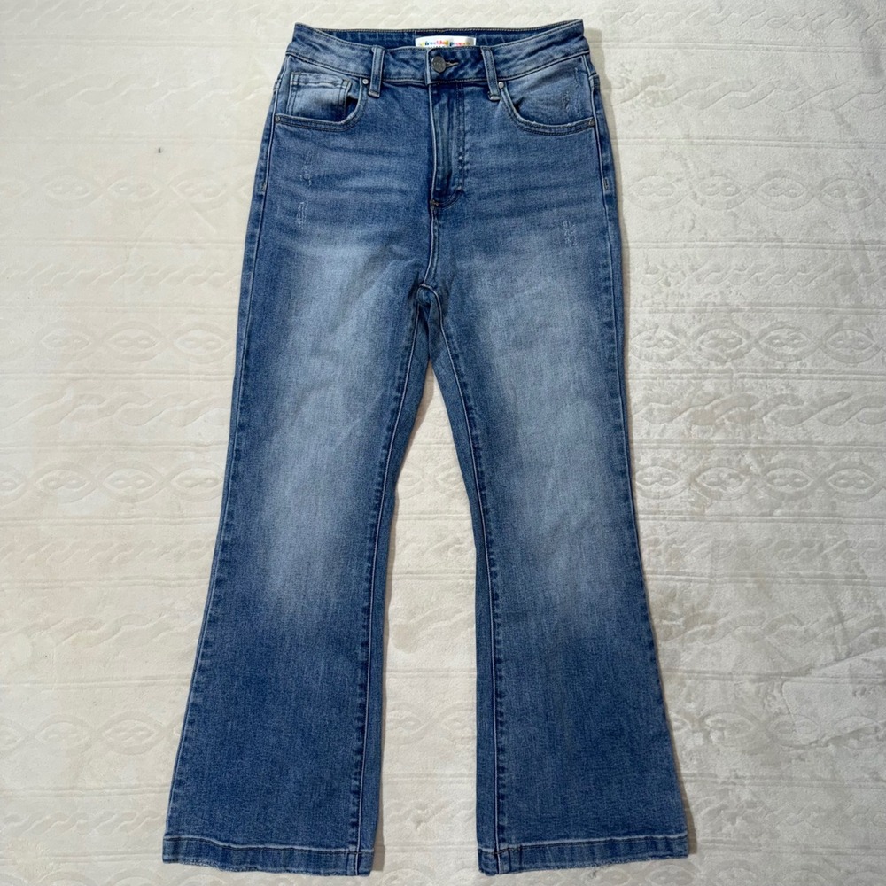Freckled Poppy Risen Jeans, Cropped